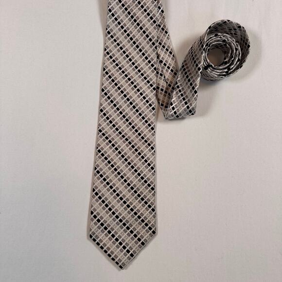 Jos. A. Bank Other - Jos. A. Bank Men’s Executive Collection Silk Necktie Gray Geometric Tie Classic